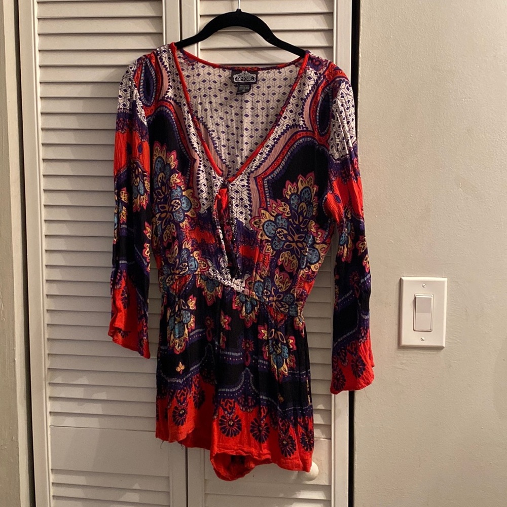 Long sleeve romper